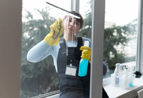 Nettoyage de vitres intérieures et extérieures à Cherisy